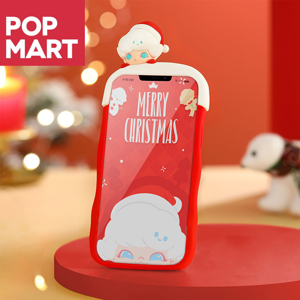 팝마트 디무 크리스마스 폰케이스 아이폰 12/프로/프로 맥스 커버 실리콘 핸드폰케이스